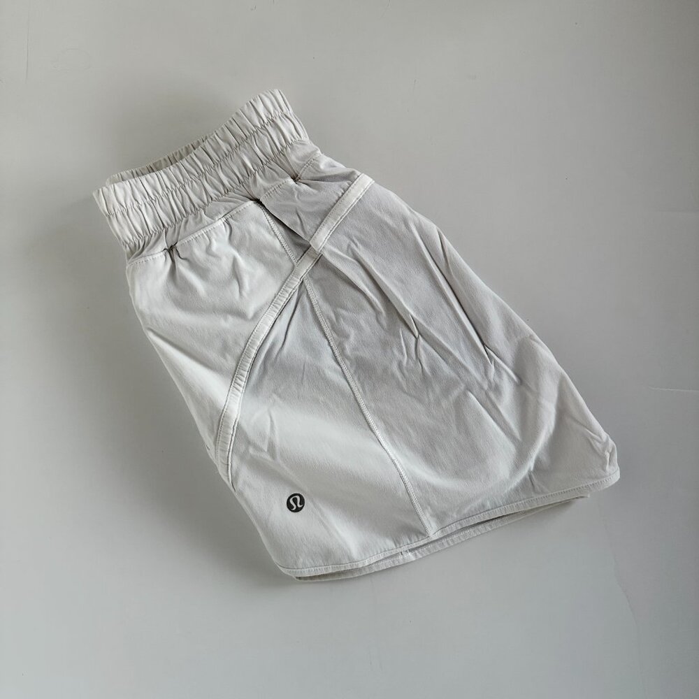 Lululemon Track That Short - Midrise 5 inch - White - Picture 8 of 11